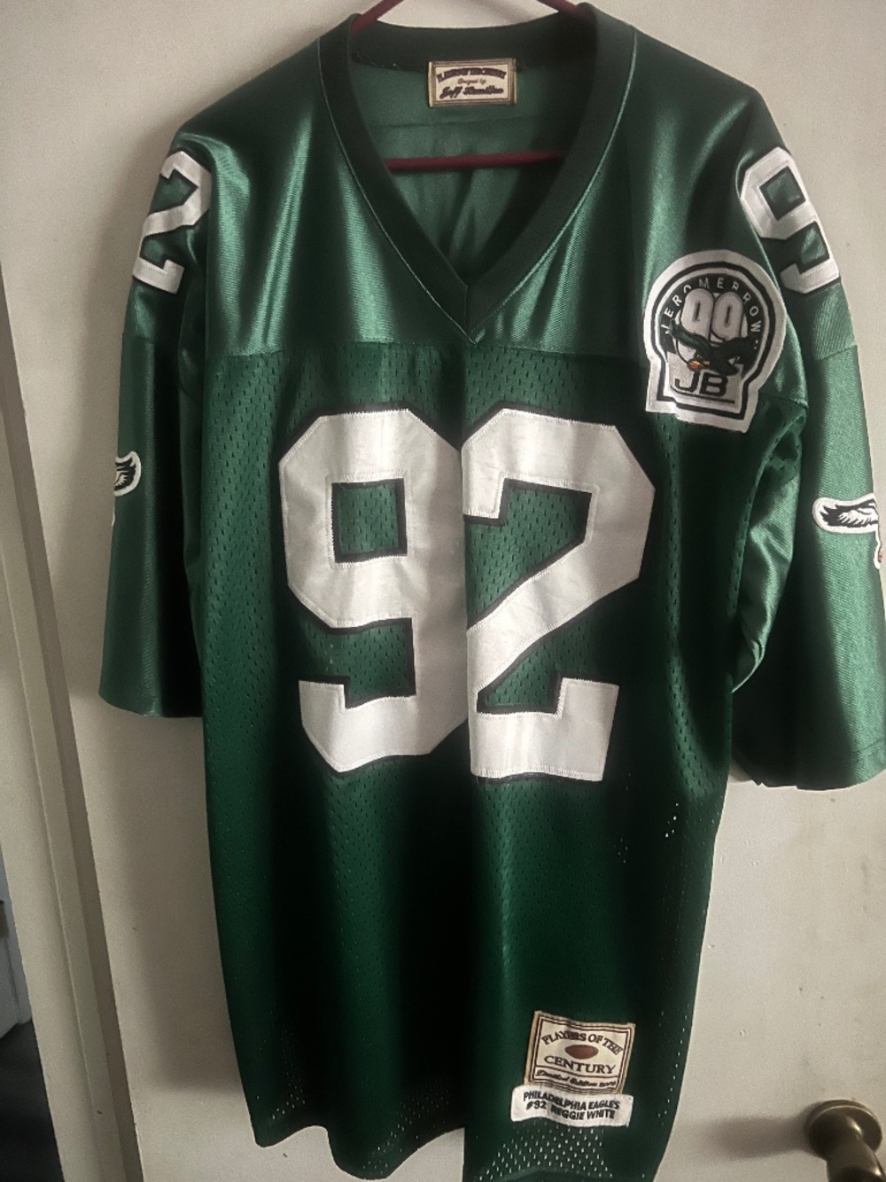 Philadelphia Eagles #92 Reggie White Football Jersey , Size XXL